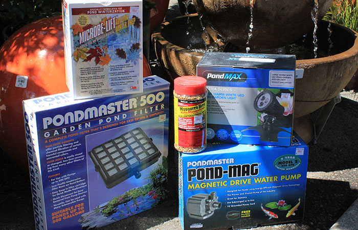 pond pumps and water feature supplies