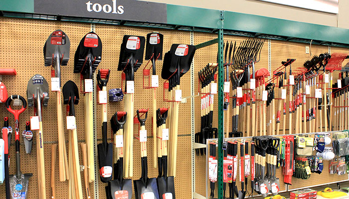 wall of tools